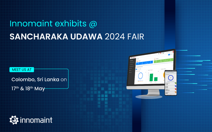 Innomaint exhibits at Sancharaka Udawa 2024 Fair